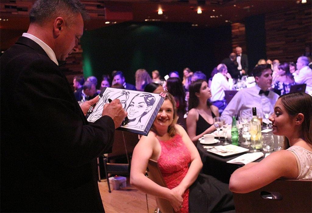 award ceremony caricatures