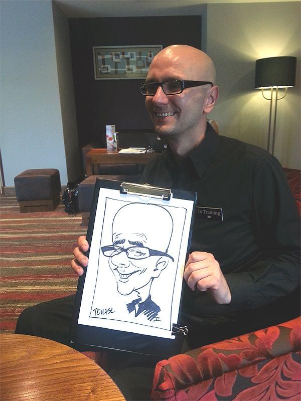 corporate event caricatures