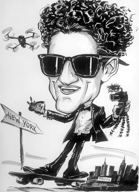 Casey Neistat caricature