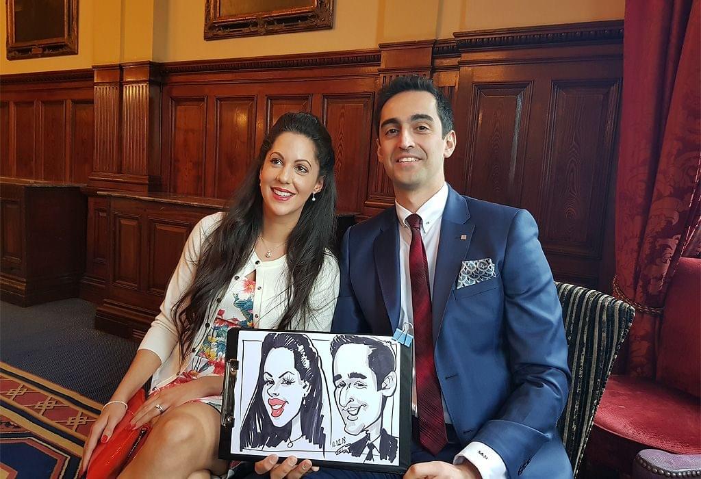 couple caricature
