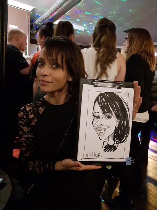party caricaturist