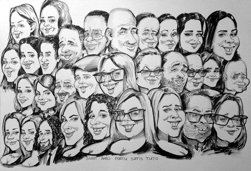 Group caricature
