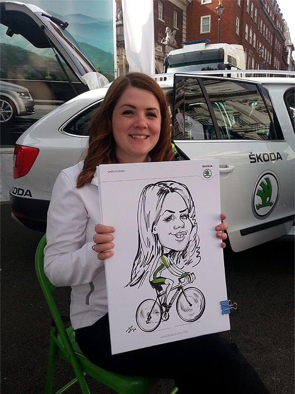 corporate caricatures at SKODA
