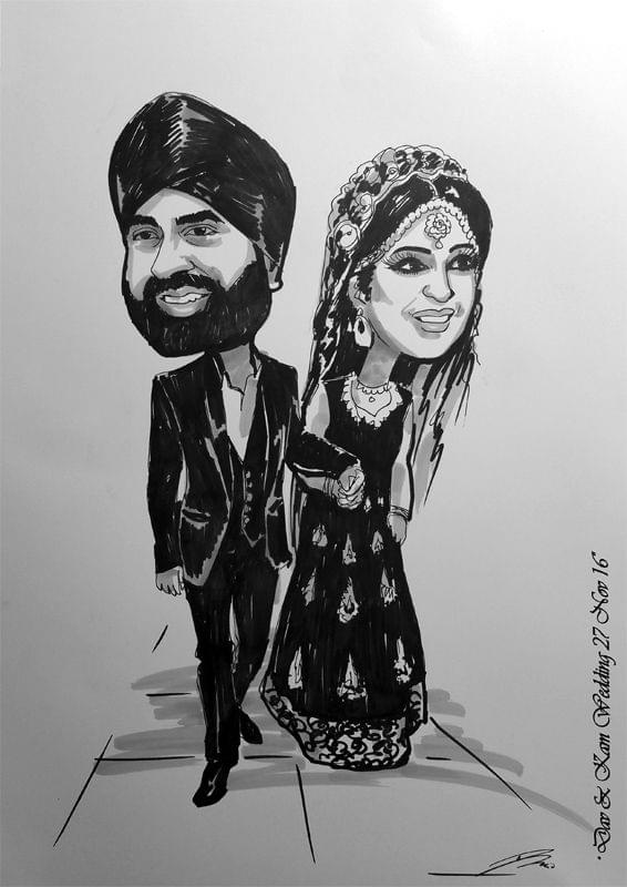 Indian wedding invitation