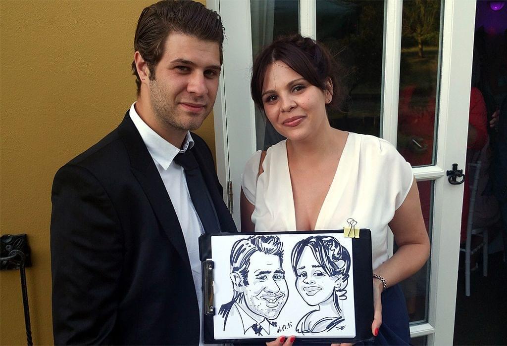 Wedding caricature Kent